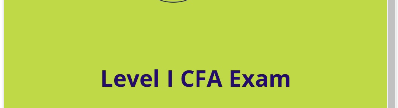 What is the format of the CFA Level 1 exam?