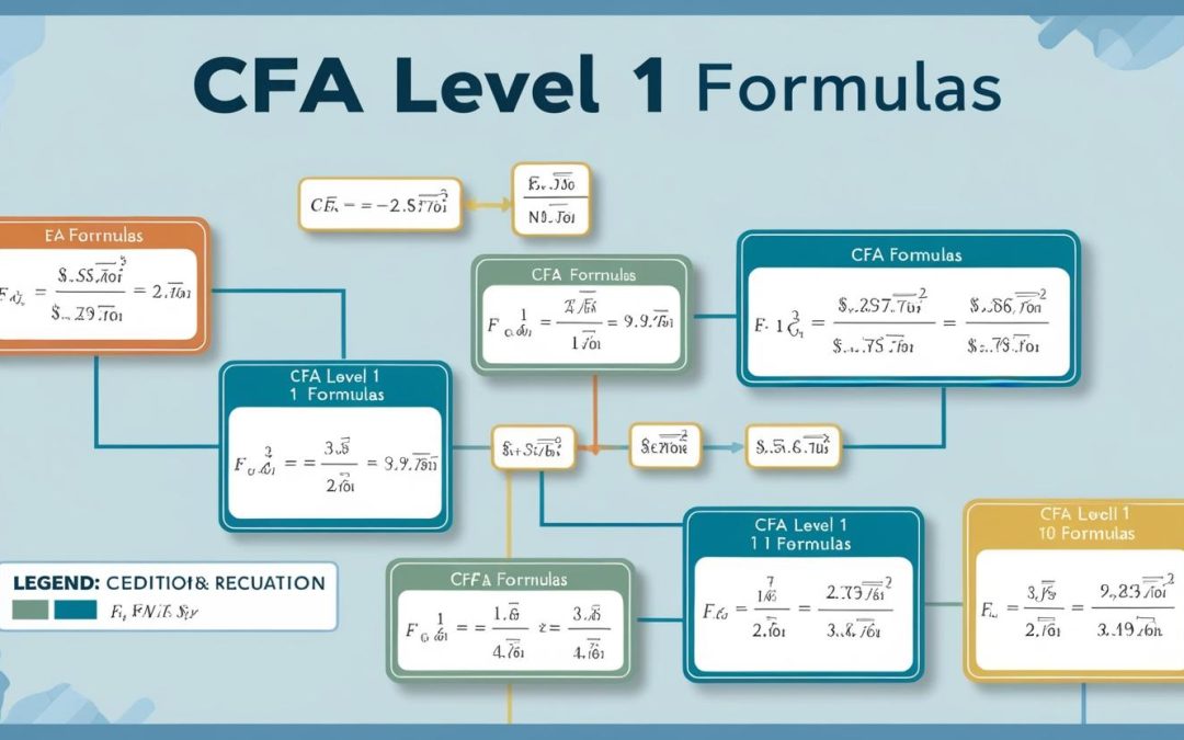 What formulas should I memorize for the CFA Level 1 exam?