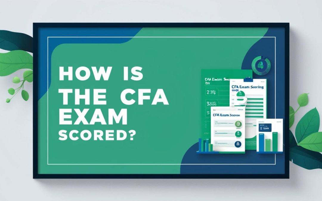 How is the CFA exam scored?